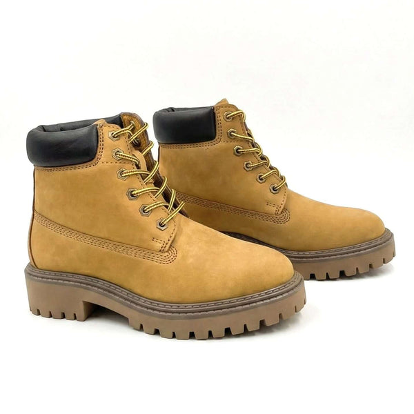 Ghete dama din piele naturala nabuk, camel- TEplusNE, Art 1TR756TBND -R12, botine din piele nabuk camel.