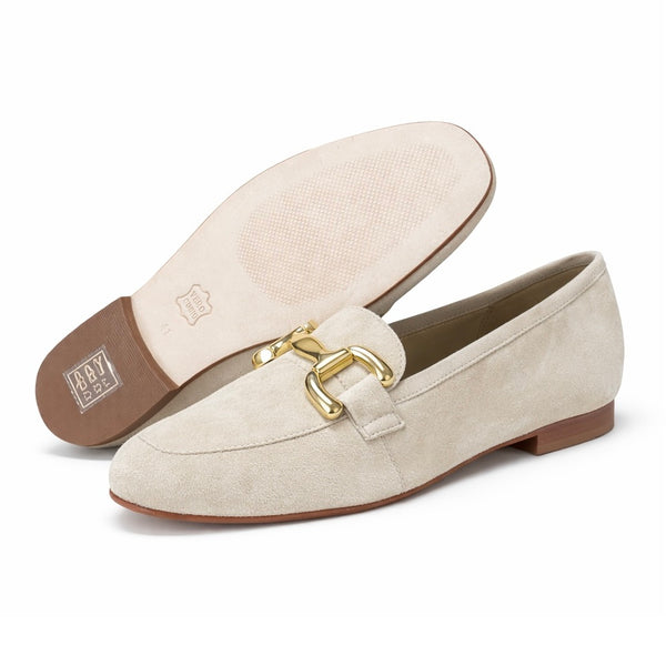 Pantofi dama din piele naturala intoarsa, Nude-Rebecca M@Lucchi, Art Elody Sabbia, R9