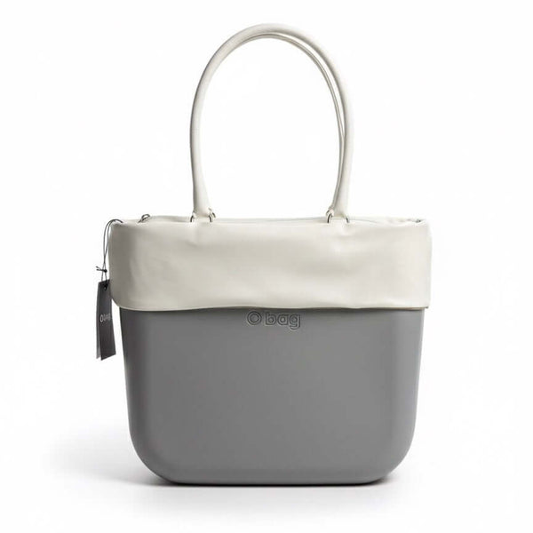 O bag, Geanta de umar pentru dama cu manere detașabile, gri